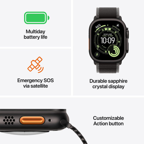 APPLE WATCH ULTRA3 49 BLACK TI BK OB-FGN