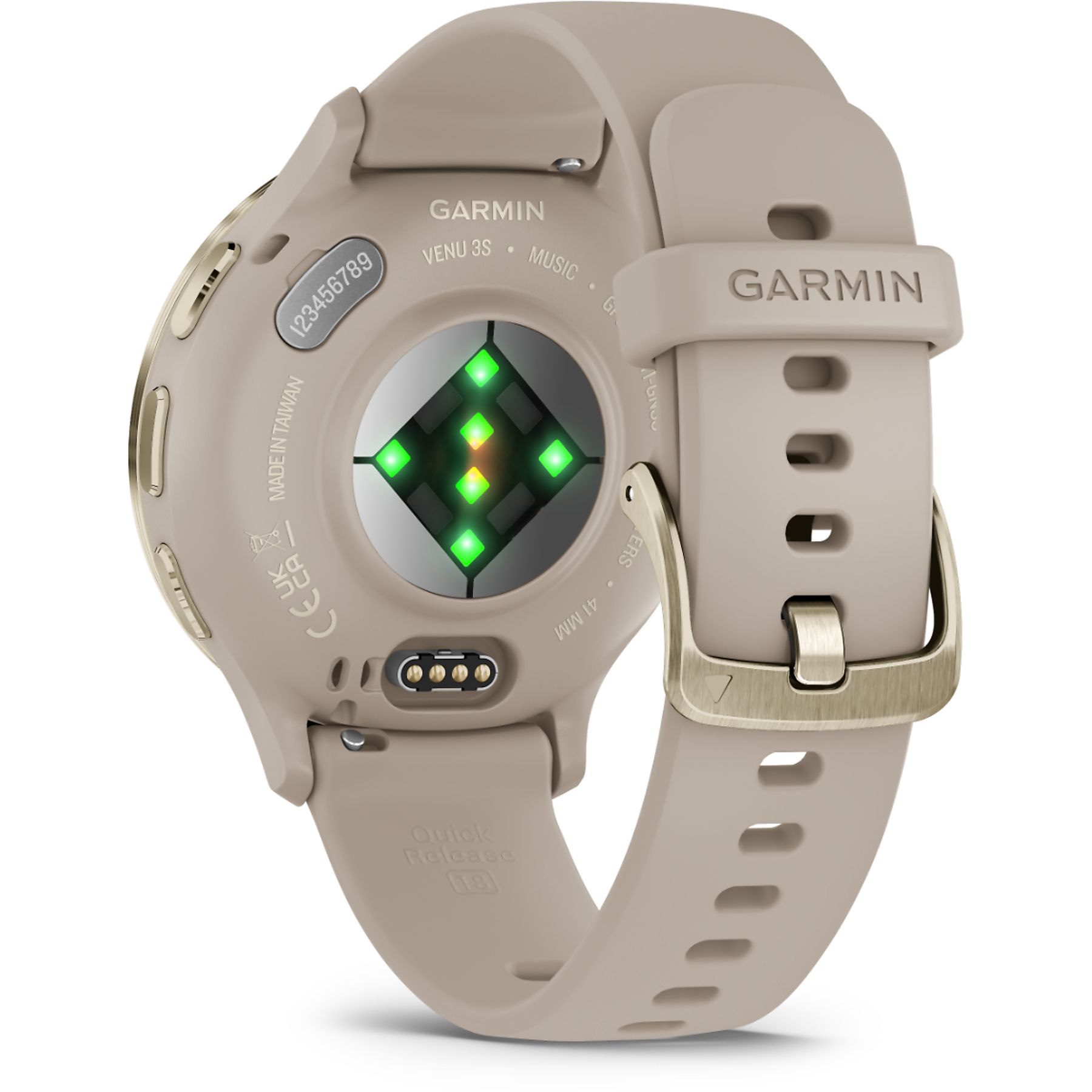 GARMIN Venu 3S - 41 mm Beige/Grey Smartwatch Beige