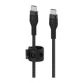 BELKIN BoostCharge USB-C-to-USB-C 2.0 Braided Silicone 1 m Black