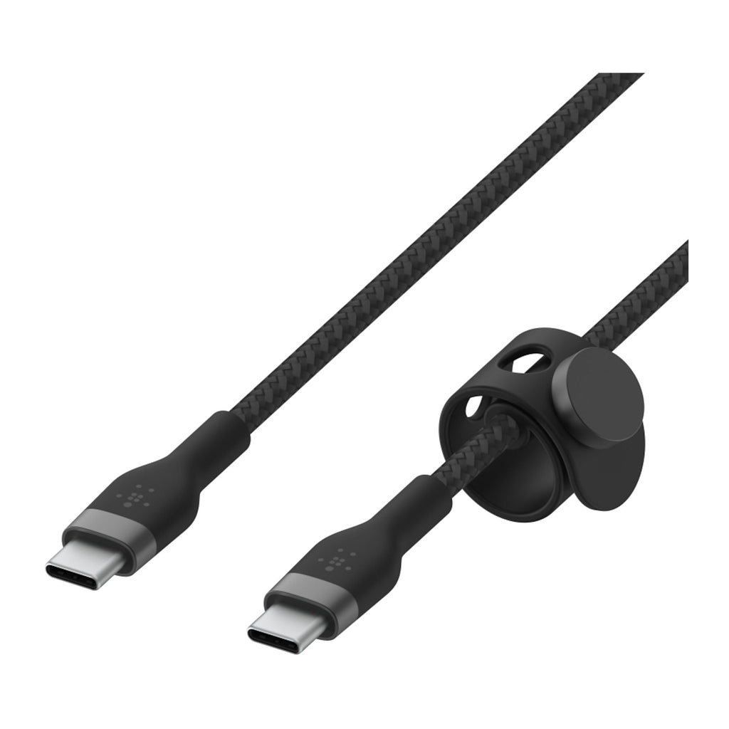 BELKIN BoostCharge USB-C-to-USB-C 2.0 Braided Silicone 1 m Black