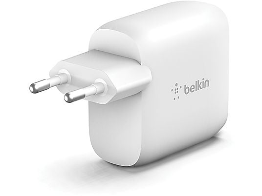 BELKIN Dual USB-A Wall Charger 24 Watt White Home charger